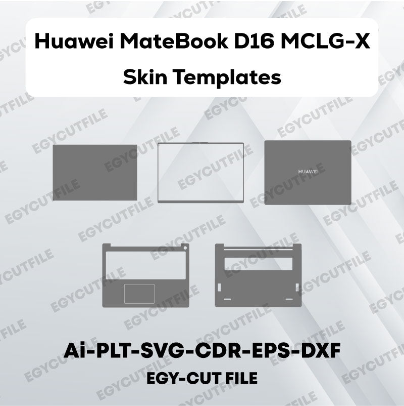 Huawei MateBook D16 MCLG-X Vector Skin Cut Files