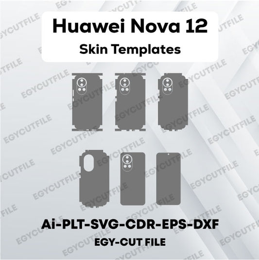 Huawei Nova 12 Vector Skin Cut Files