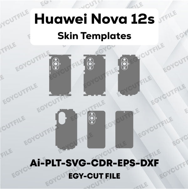 Huawei Nova 12s Vector Skin Cut Files