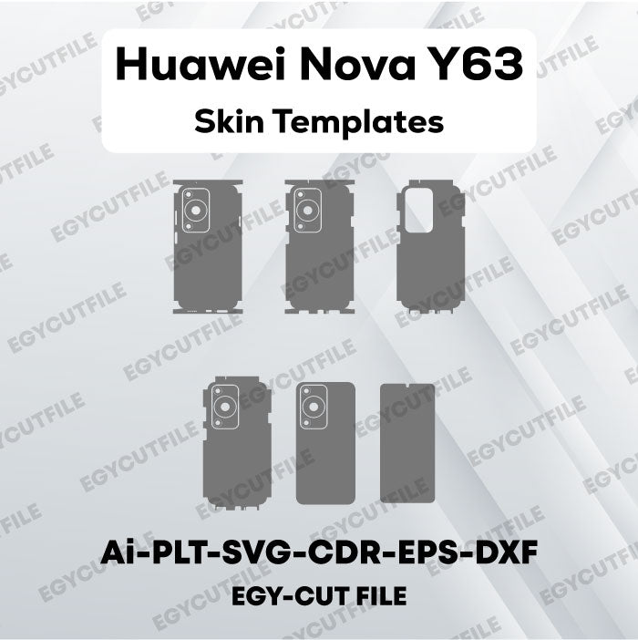 Huawei Nova Y63 Vector Skin Cut Files