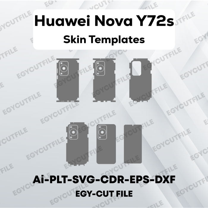 Huawei Nova Y72s Vector Skin Cut Files