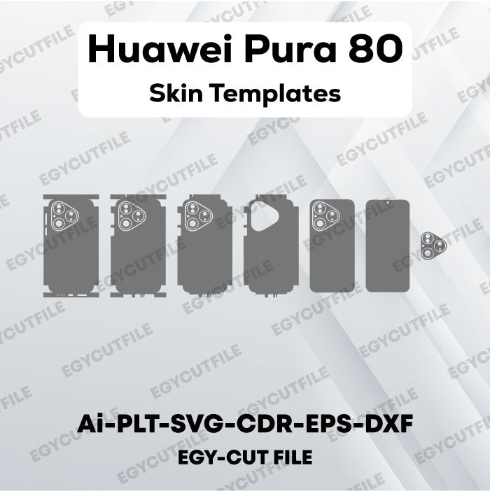 Huawei Pura 80 Vector Skin Cut Files