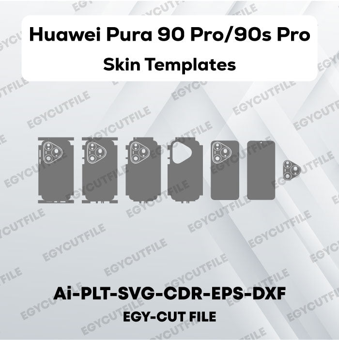 Huawei Pura 90 Pro-Huawei Pura 90s Pro Vector Skin Cut Files