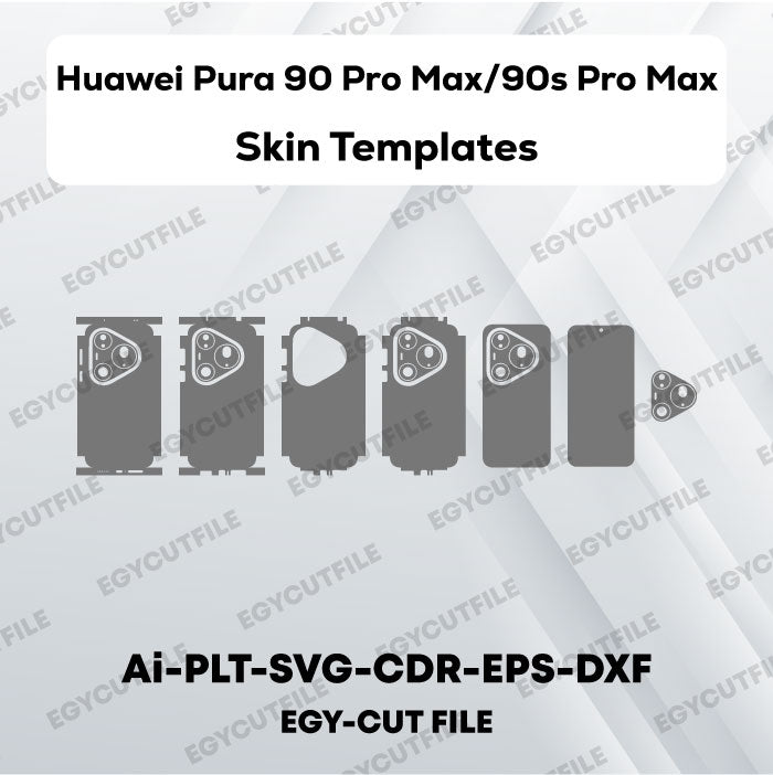 Huawei Pura 90s Pro Max-Huawei Pura 90 Pro Max Vector Skin Cut Files