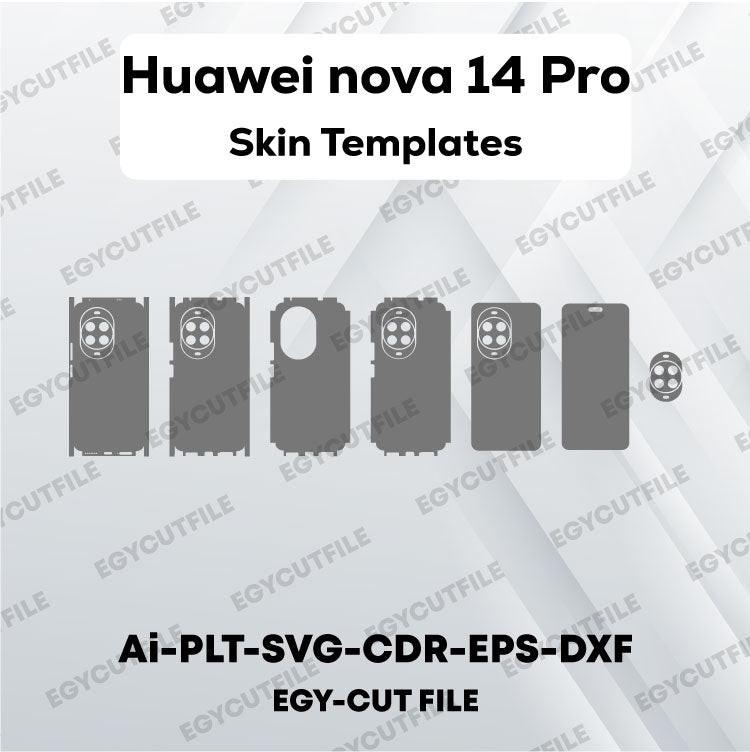Huawei nova 14 Pro Vector Skin Cut Files