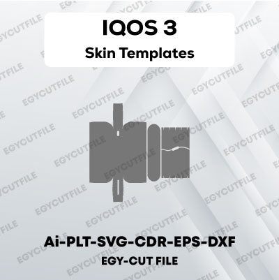 IQOS 3 Vector Skin Cut Files