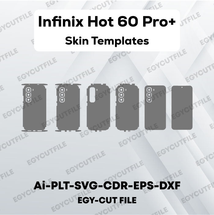 Infinix Hot 60 Pro+ Vector Skin Cut Files