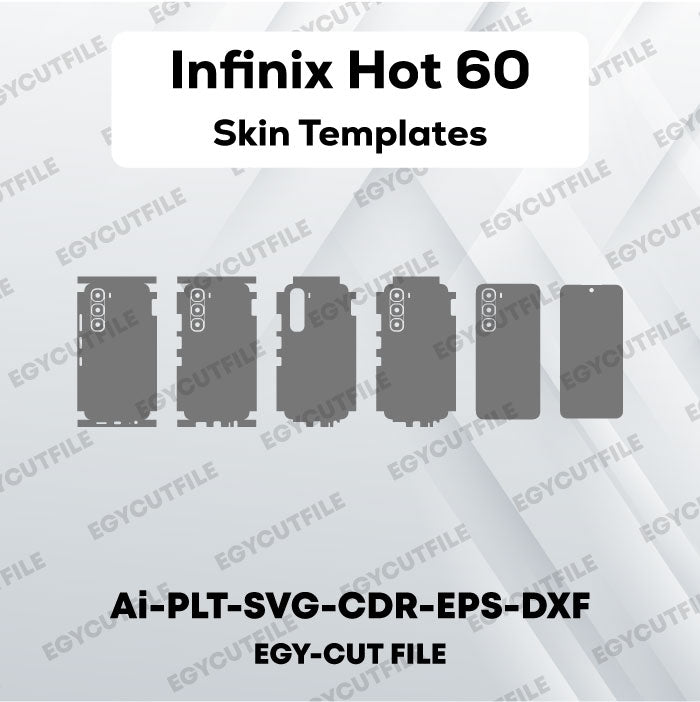 Infinix Hot 60 Vector Skin Cut Files