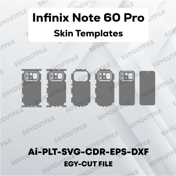 Infinix Note 60 Pro Vector Skin Cut Files