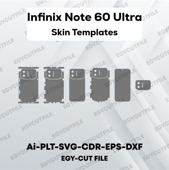 Infinix Note 60 Ultra vector skin cut files 2