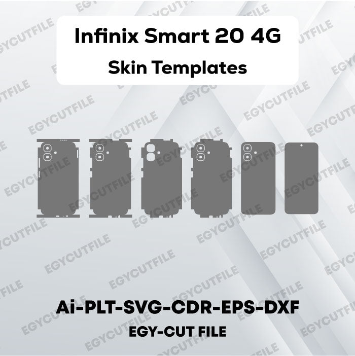 Infinix Smart 20 4G Vector Skin Cut Files