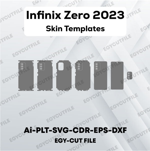 Infinix Zero 2023 Vector Skin Cut Files