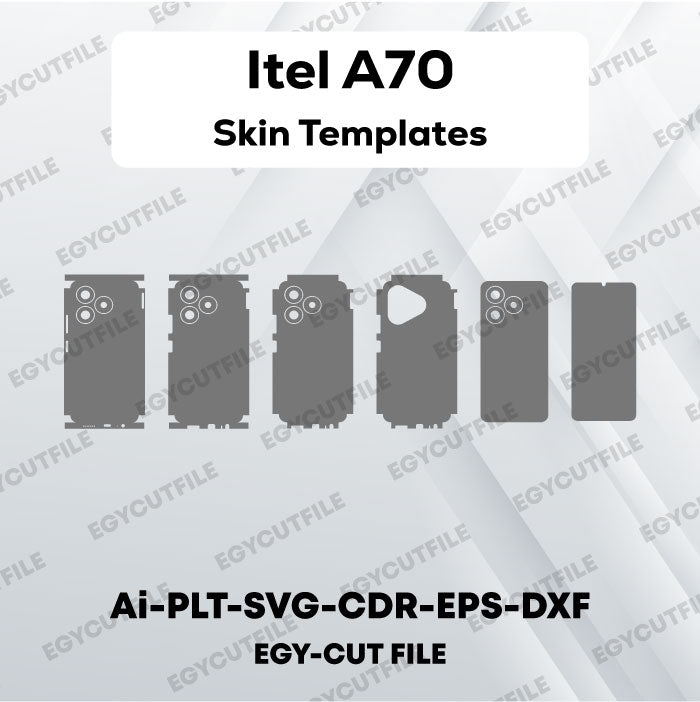 Itel A70 Vector Skin Cut Files