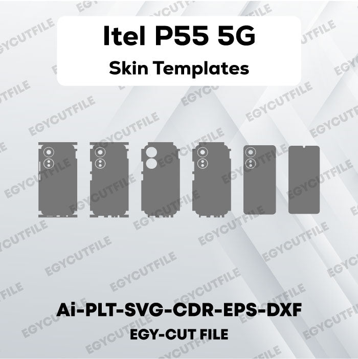 Itel P55 5G Vector Skin Cut Files