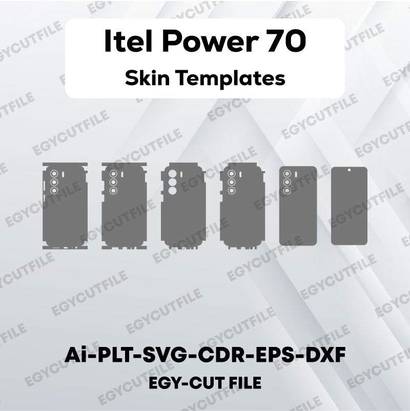 Itel Power 70 Vector Skin Cut Files