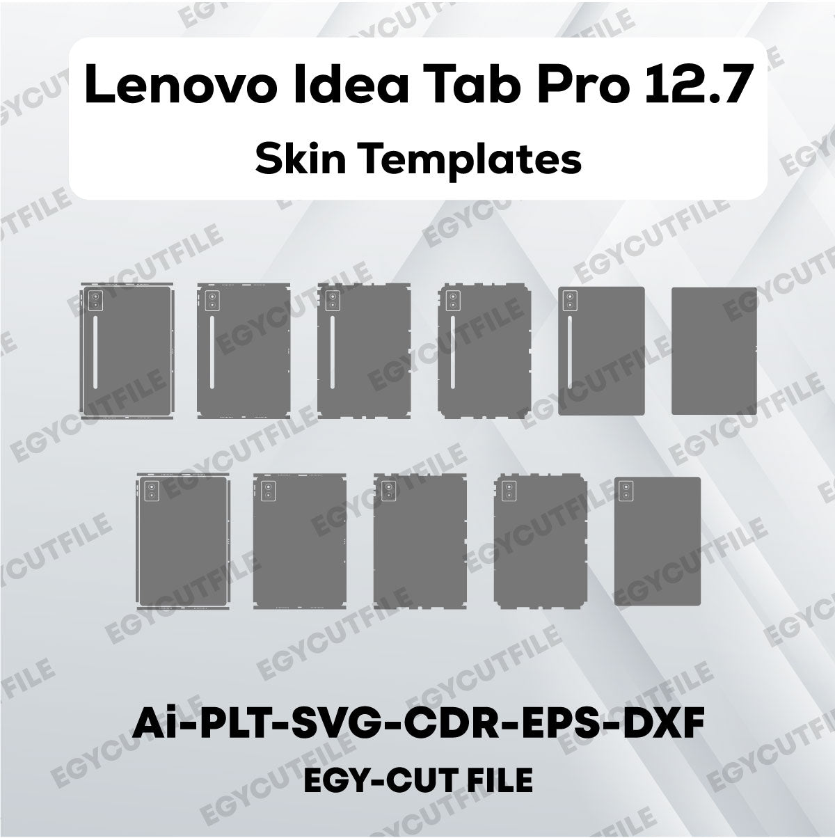 Lenovo Idea Tab Pro 12.7 Vector Skin Cut Files