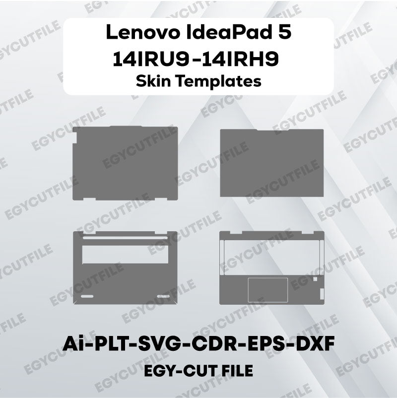 Lenovo IdeaPad 5 2-in-1 14IRH9-14IRU9 Vector Skin Cut Files