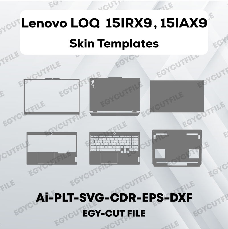 Lenovo LOQ 15IAX9 15IRX9 Vector Skin Cut Files