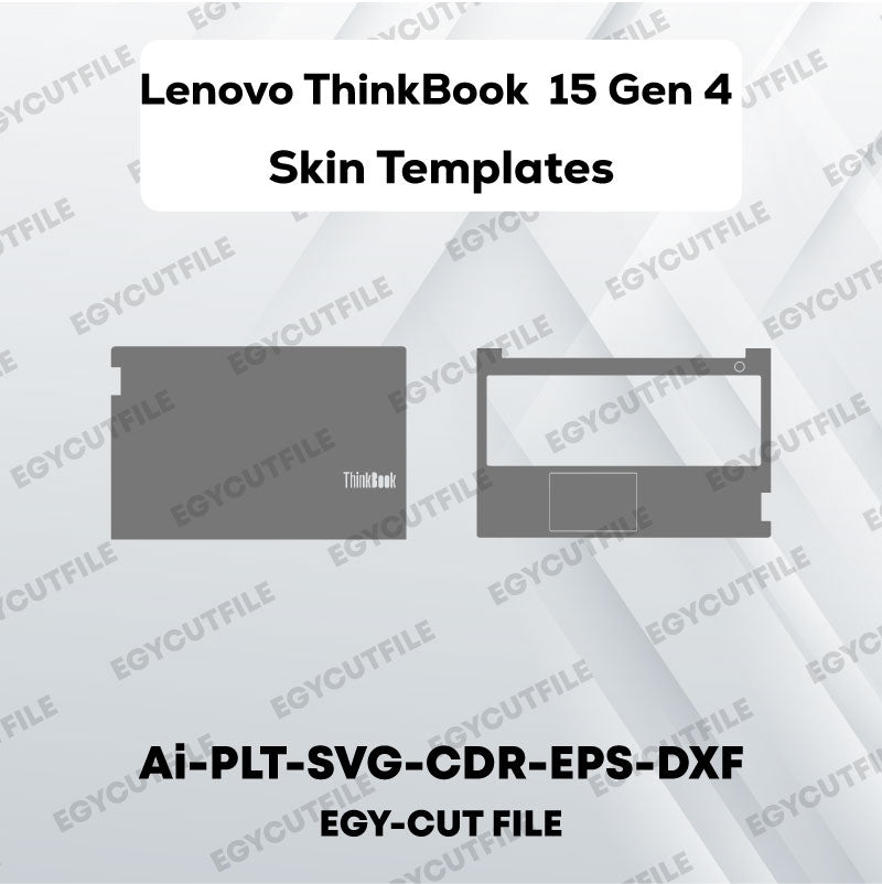 Lenovo ThinkBook 15 Gen 4 Vector Skin Cut Files