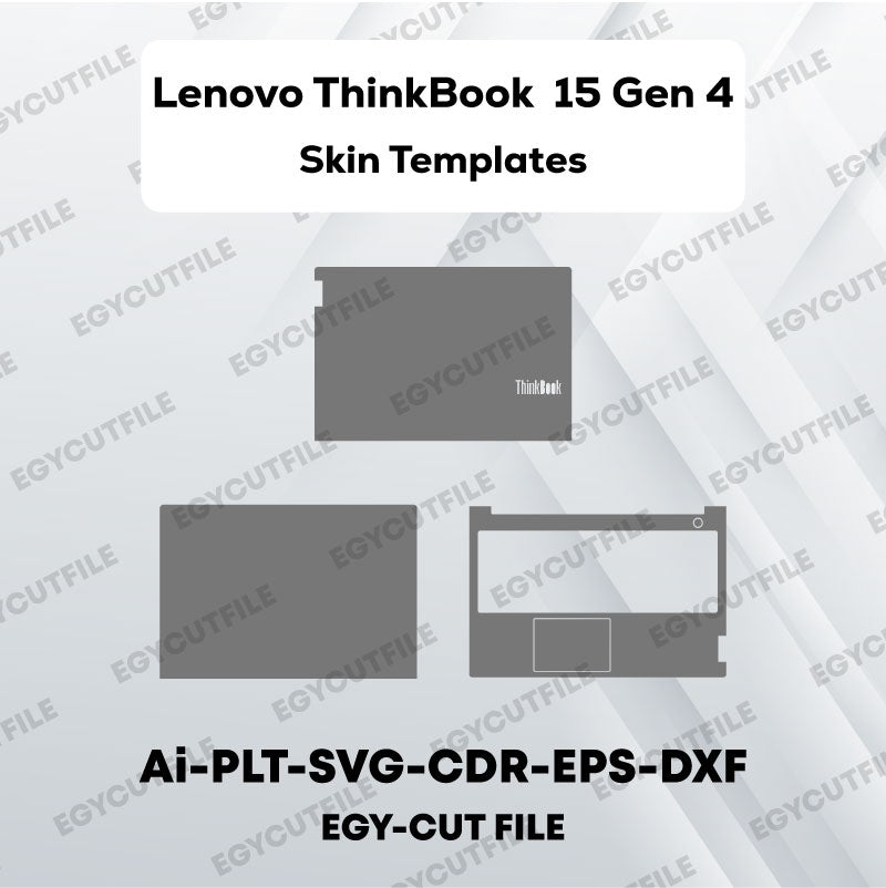 Lenovo ThinkBook 15 Gen 4 Vector Skin Cut Files
