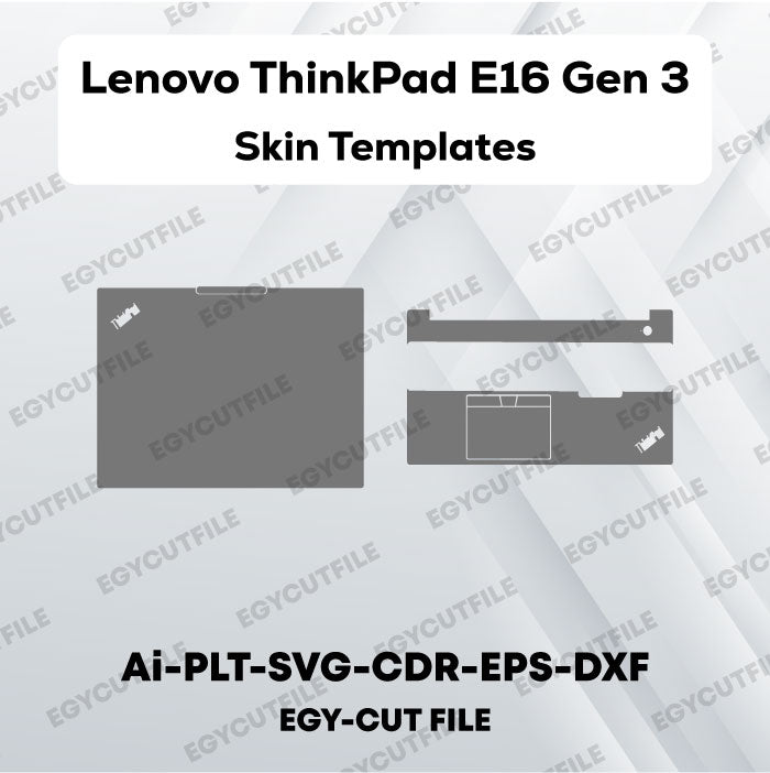 Lenovo ThinkPad E16 Gen 3 (Intel) Vector Skin Cut Files