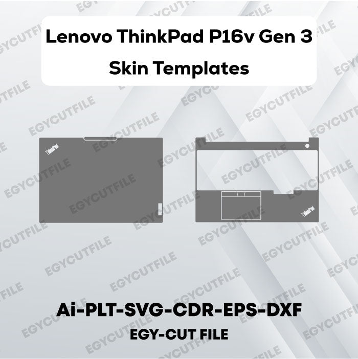 Lenovo ThinkPad P16v Gen 3 Vector Skin Cut Files