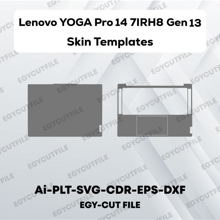 Lenovo YOGA Pro 7 14IRH8 13th Gen Vector Skin Cut Files