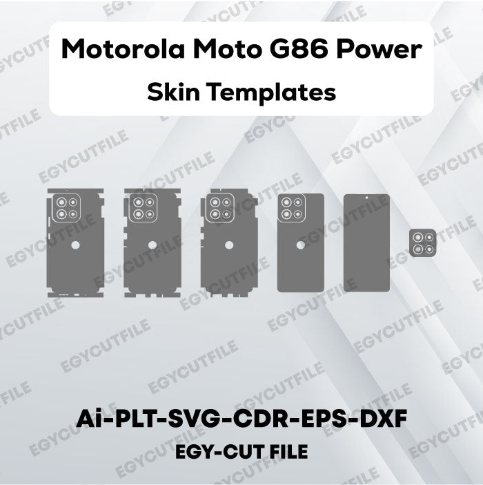 Motorola Moto G86 Power Vector Skin Cut Files