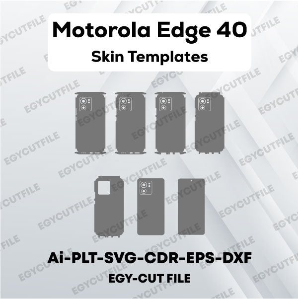 Motorola Edge 40 Vector Skin Cut Files