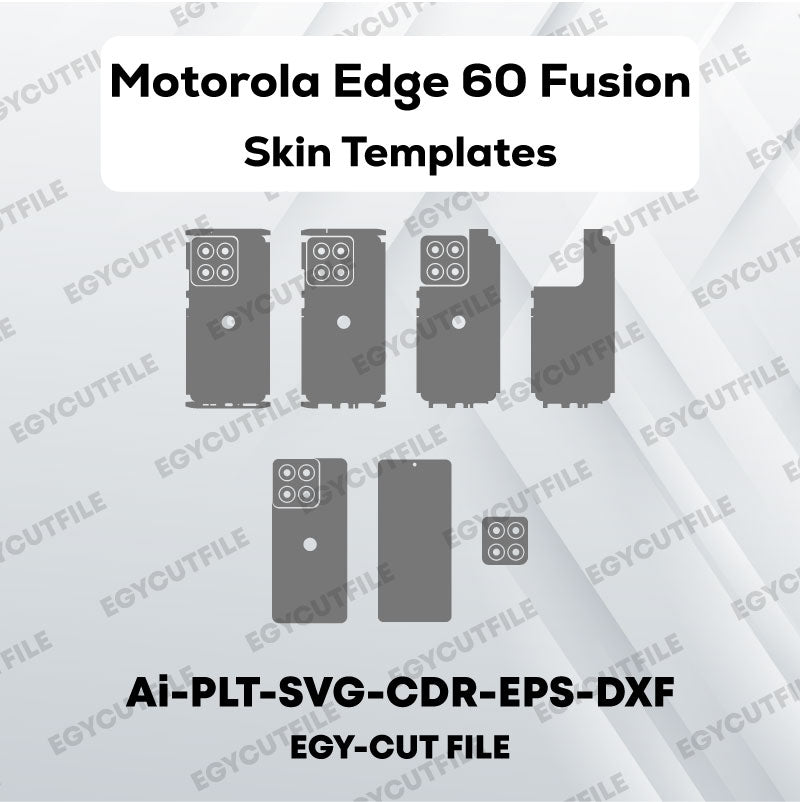 Motorola Edge 60 Fusion Vector Skin Cut Files