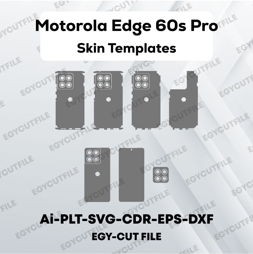 Motorola Edge 60s Pro Vector Skin Cut Files