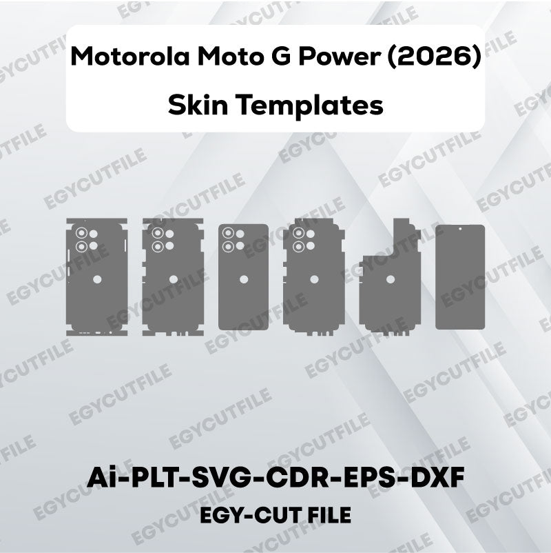 Motorola Moto G Power (2026) Vector Skin Cut Files