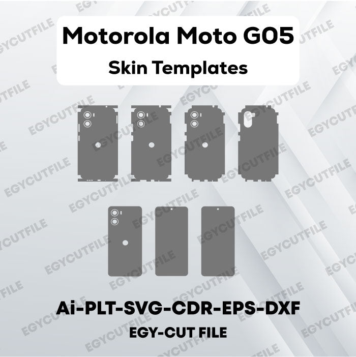 Motorola Moto G05 Vector Skin Cut Files