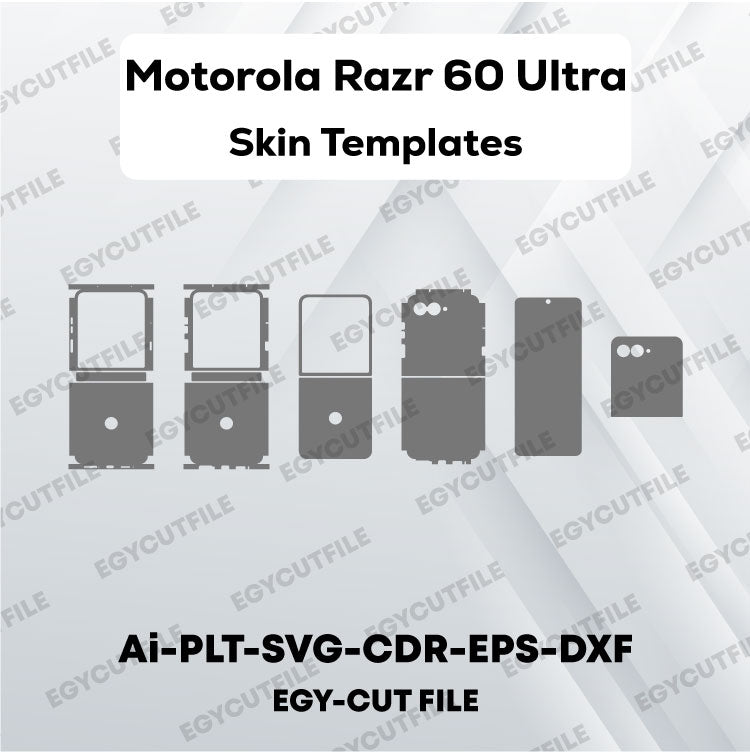 Motorola Razr 60 Ultra Vector Skin Cut Files