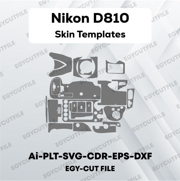 Nikon D810 Vector Skin Cut Files