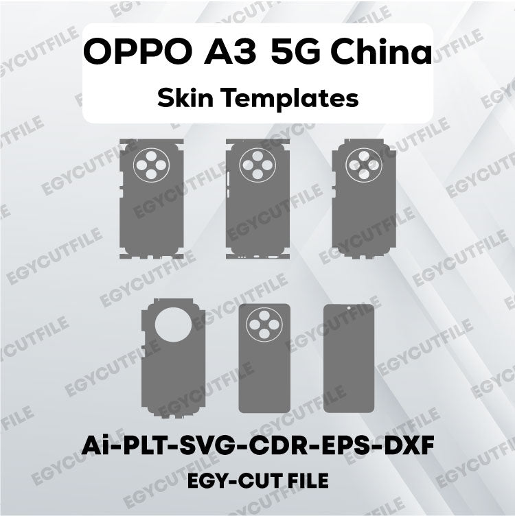 OPPO A3 5G China Vector Skin Cut Files
