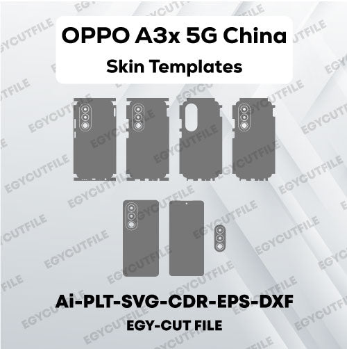 OPPO A3x 5G China Vector Skin Cut Files