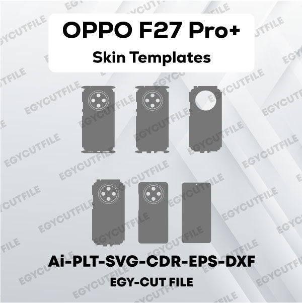 OPPO F27 Pro+ Vector Skin Cut Files