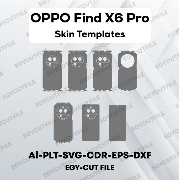 OPPO Find X6 Pro Vector Skin Cut Files