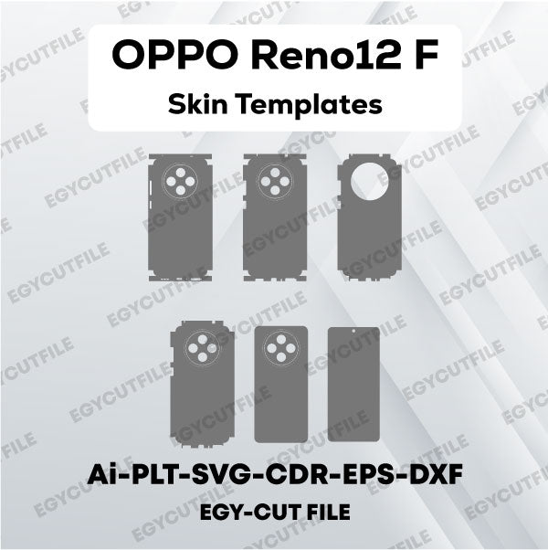 OPPO Reno12 F Vector Skin Cut Files