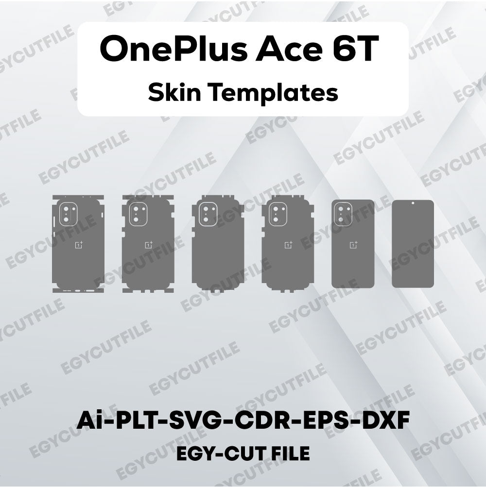 OnePlus Ace 6T Vector Skin Cut Files