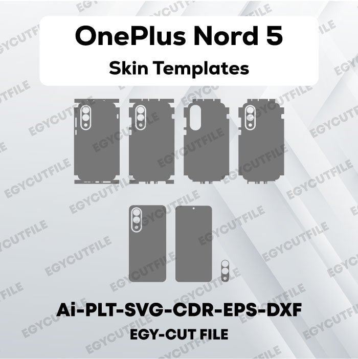 OnePlus Nord 5 Vector Skin Cut Files