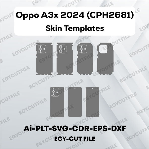 Oppo A3x CPH2681 Vector Skin Cut Files