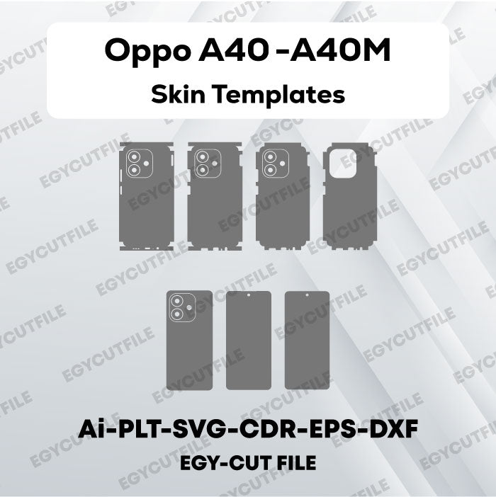 Oppo A40-A40M Vector Skin Cut Files