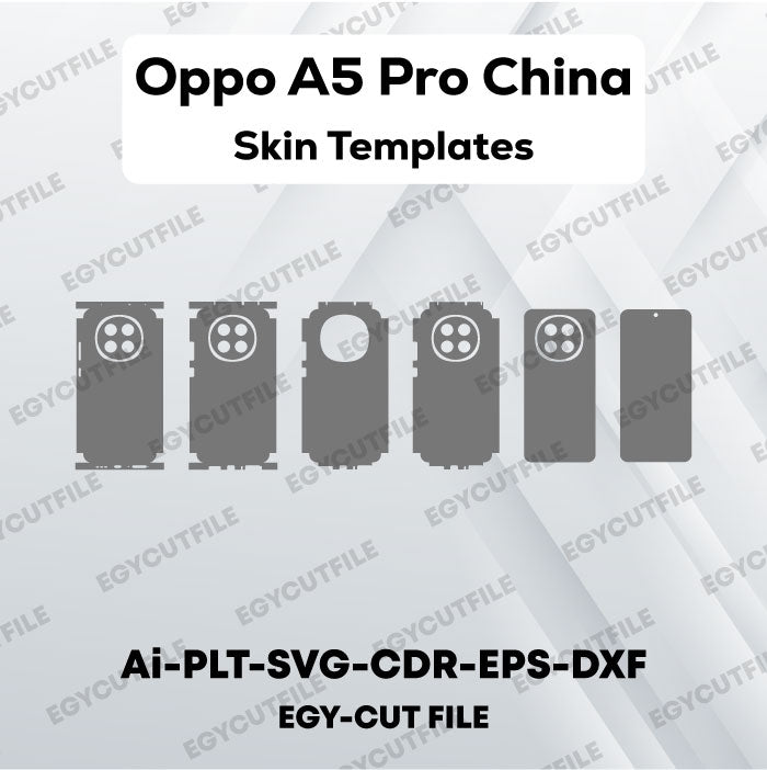 Oppo A5 Pro China Vector Skin Cut Files