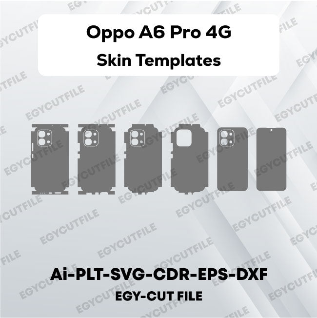 Oppo A6 Pro 4G Vector Skin Cut Files