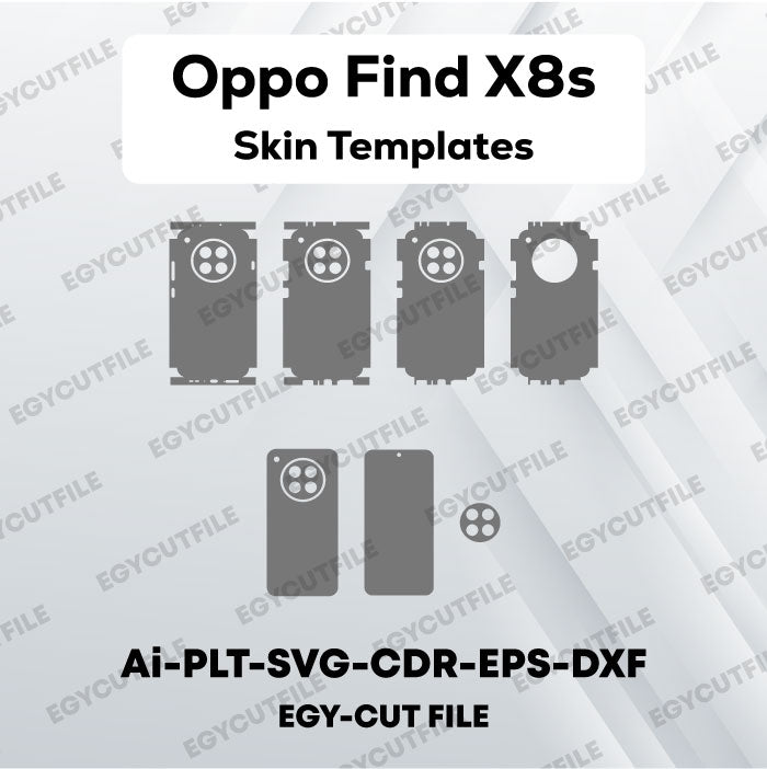 Oppo Find X8s Vector Skin Cut Files