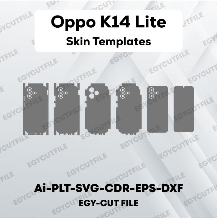 Oppo K14 Lite Vector Skin Cut Files