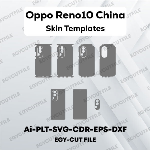Oppo Reno10 China Vector Skin Cut Files