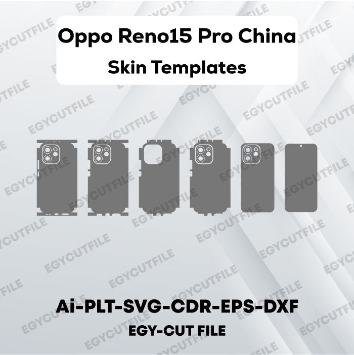 Oppo Reno15 Pro China Vector Skin Cut Files